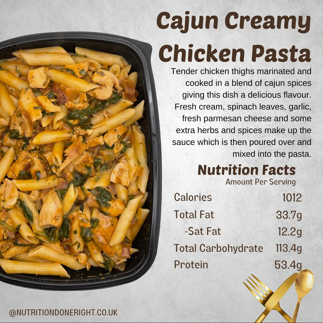 Cajun Creamy Chicken Pasta