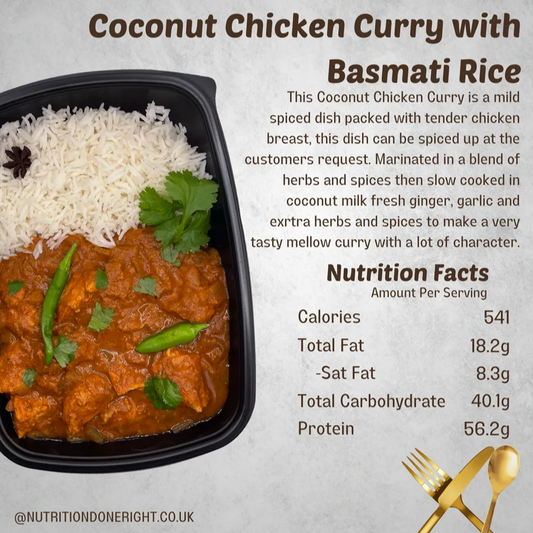 Coconut Chicken Curry with Fragrant Basmati Rice