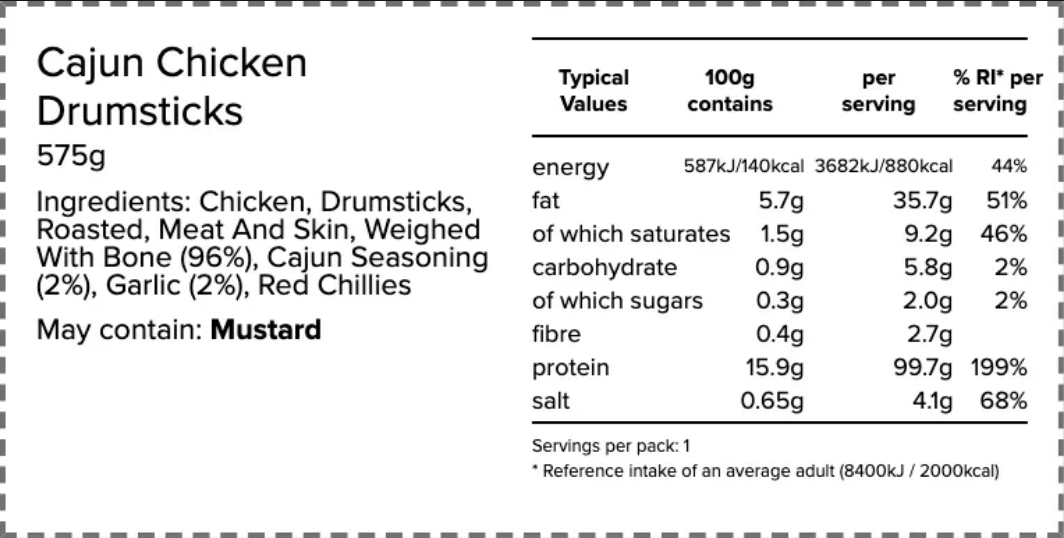 Cajun Chicken Drumsticks