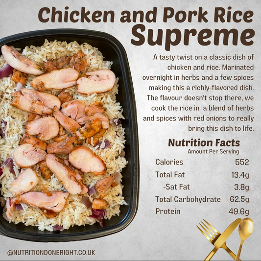 Chicken and Pork Rice Supreme