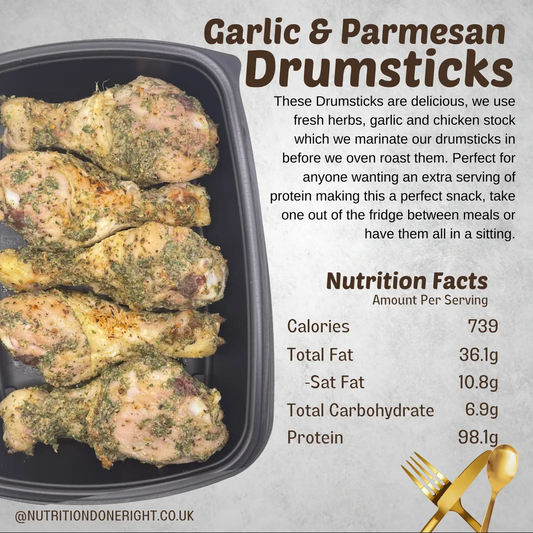 Garlic Parmesan Chicken Drumsticks