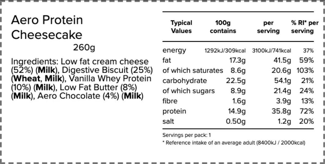 Pure Whey Protein Cheesecakes (35g Protein per pot)