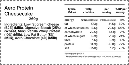 Pure Whey Protein Cheesecakes (35g Protein per pot)
