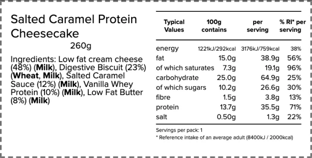 Pure Whey Protein Cheesecakes (35g Protein per pot)
