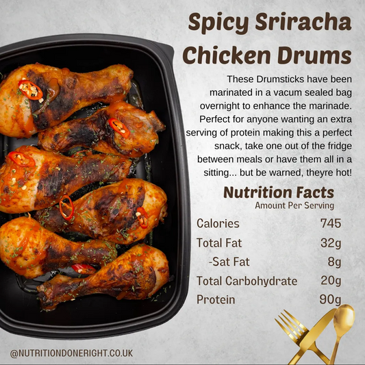 Spicy Sriracha Chicken Drumsticks