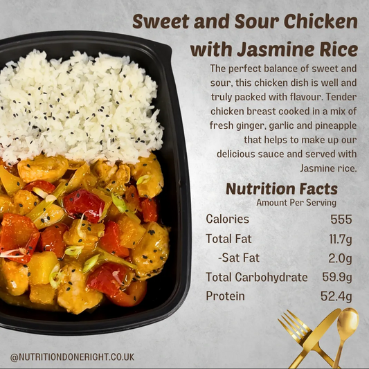 Sweet and Sour Chicken with Jasmine Rice