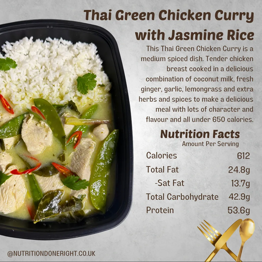 Thai Green Chicken Curry with Jasmine Rice
